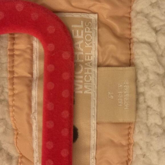 Michael Kors fleece Sherpa lined puffer coats jacket for girls 4T FREE SHIPPING - Picture 5 of 12